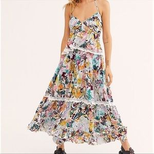 Free People Kahlo floral skirt set Small